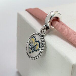 Pandora Boston Strong Dangle Charm Travel Pendant